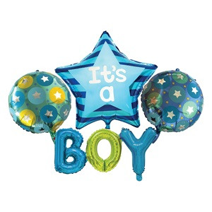Baloane Foil 4buc IT'S A BOY