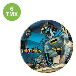 Farfurii Party de Carton Batman 18cm - 6buc