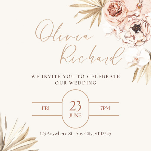 Invitatie Electronica/Digitala pentru Save The Date, model 14