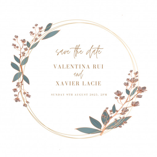 Invitatie Electronica/Digitala pentru Save The Date, model 4
