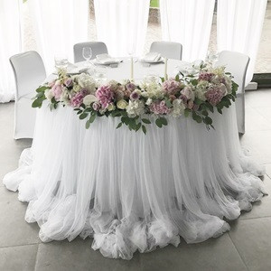 Material Tul Decorativ Alb in Rola 50mx10cm