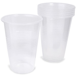 Pahare din Plastic Transparent 480ml - 8buc