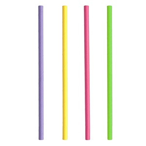 Paie din Hartie Colorate Drepte 8x220mm - 25buc
