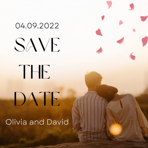 Invitatie Electronica/Digitala pentru Save The Date, model 16