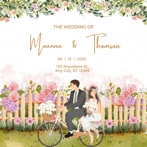 Invitatie Electronica/Digitala pentru Save The Date, model 6
