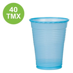 Pahare din Plastic Bleu 200ml - 40buc
