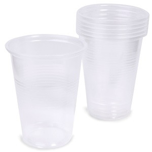 Pahare din Plastic Transparent 270ml - 40buc
