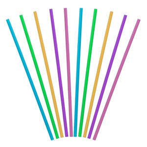 Paie de Plastic Reutilizabile Colorate 5x210mm - 50buc