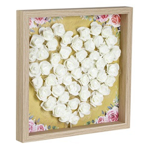 Cutie Decorative Mr&Mrs Inima Trandafiri Alba 30x3.5x30cm