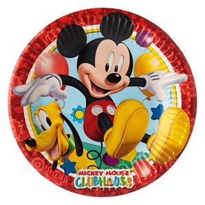 Farfurii Party din Carton Mickey 20cm - 6buc