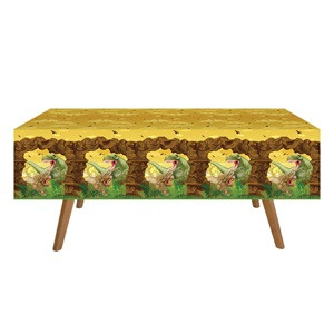 Fata de Masa de Petrecere din Plastic cu Model Dinozauri 180x120cm