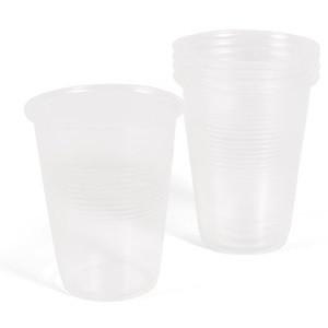 Pahare din Plastic Transparent 350ml - 30buc