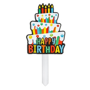 Decoratiune de Petrecere Tort Happy Birthday 30cm