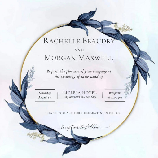 Invitatie Electronica/Digitala pentru Save The Date, model 8