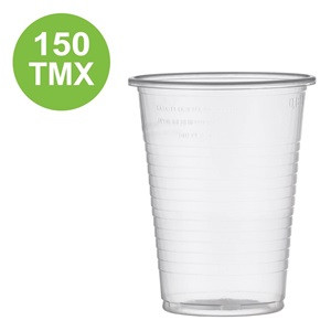 Pahare din Plastic Transparente 200ml - 150buc