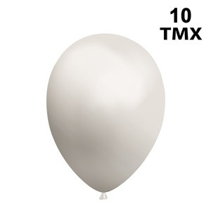 Baloane de Petrecere Albe 13cm - 10buc