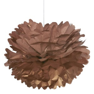 Decoratiune de Petrecere Pompon Bronz 40cm
