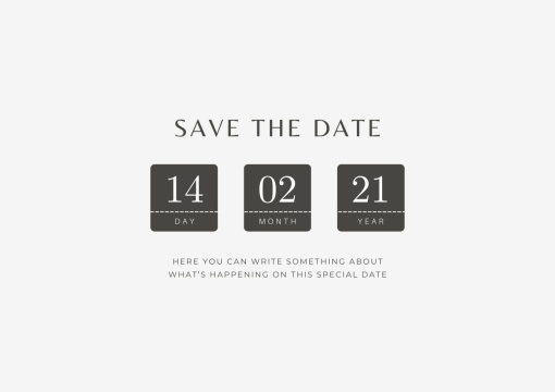 Magneti Save The Date, 7.5 x 10 cm, personalizat cu poza si text, model 2