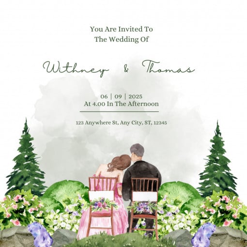 Invitatie Electronica/Digitala pentru Save The Date, model 10