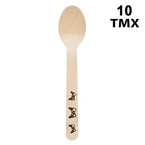 Lingurite din Lemn pentru Petrecere Game 16cm - 10buc