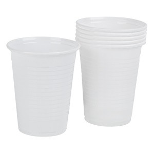 Pahare Albe din Plastic 200ml - 25buc