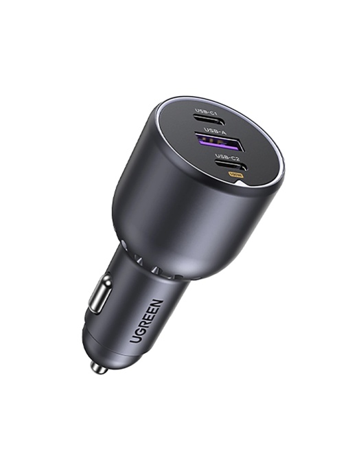 Incarcator auto 130W,QC3.0,PD3.0, 1XUSB-A si 2XTypeC UGREEN