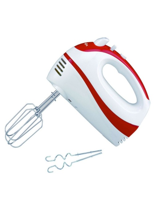 Mixer Royalty Line® HMS250T RL-HM-250T.3, 200 W, 5 trepte viteza, buton turbo, alb-rosu