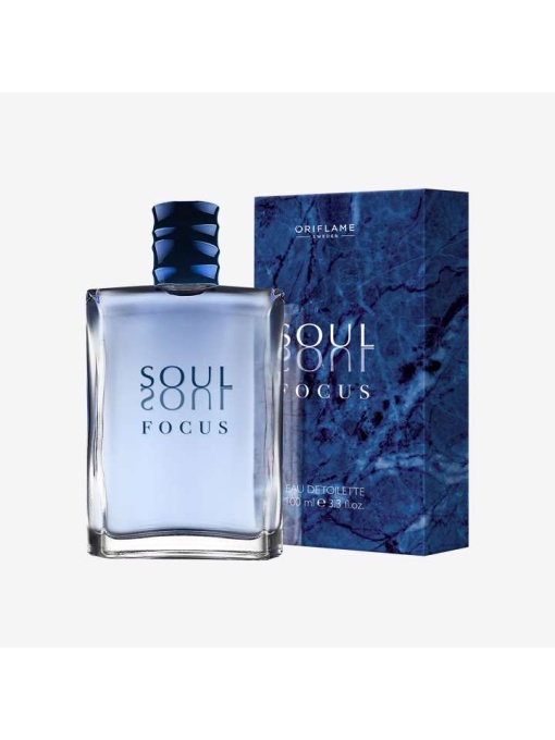 Apa de toaleta, pentru barbati, Soul Focus Oriflame, 100 ml