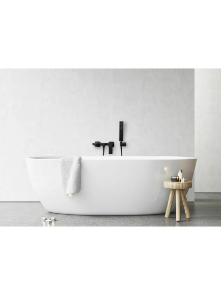 Baterie pentru Cadă și Duș Rea Fenix – Negru Mat cu Set de Duș - Img 5