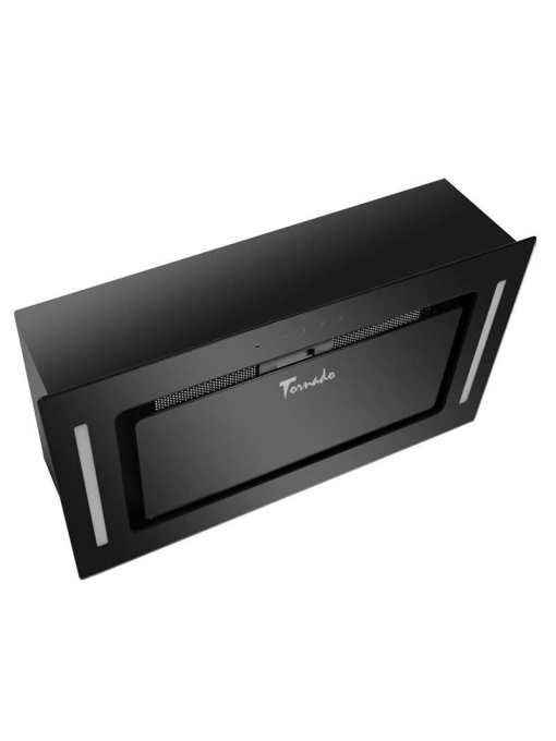 Hota Incorporabila Tornado Modul Sensor 1200 (70) LED, 1 motor Turbo, latime 70 cm, absorbtie 1200 m3/ora, filtru anti-grasimi aluminiu 5 straturi, Negru