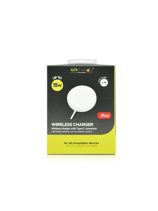 Incarcator magnetic wireless 15W alimentare TypeC FONEX WC15W
