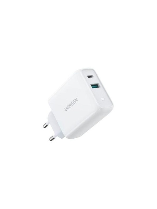 Incarcator retea QC, 36W USB x 1, USB Type-C x 1,alb, UGREEN 60468