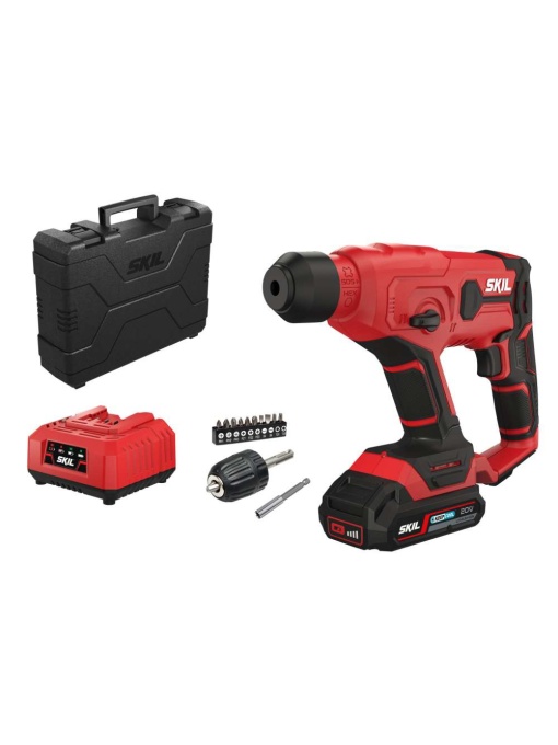 Rotopercutor cu acumulator RH1E3810GB, 3 in 1, SDS+, 1J, 0-900 rpm, 1x Accu 2.0Ah, + accesorii incarcator si geanta