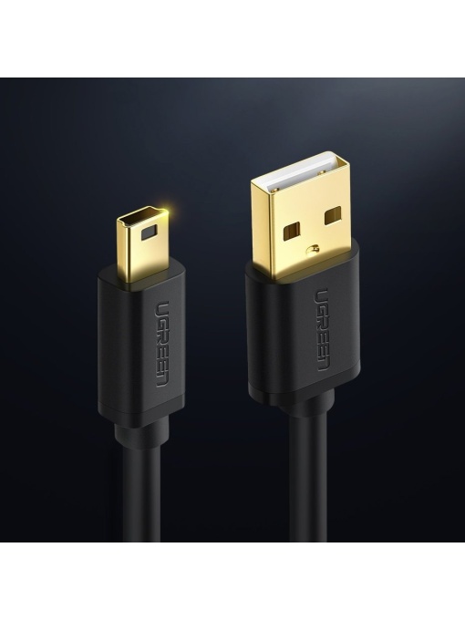 Cablu USB 2.0(T) la Mini-USB(T) 5 Pin, 1m,conectori auri UGREEN