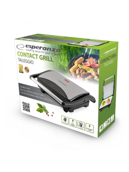 Gratar electric Esperanza,TALEGGIO 750 W,EKG006 - Img 5