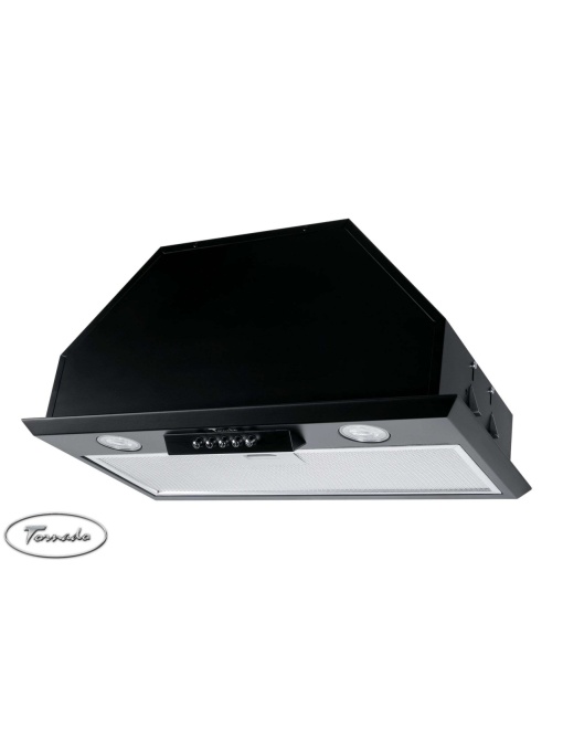 Hota Incorporabila Tornado Modul 1200 (52) LED, 1 motor Turbo, latime 52 cm, absorbtie 1200 m3/ora, filtru anti-grasimi aluminiu 5 straturi, Negru