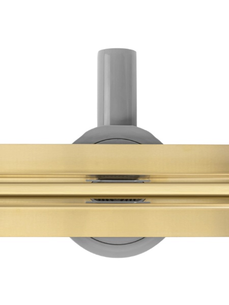 Rigolă de Duș Liniară Rea Neox Slim Pro 80 cm – Brush Gold (Aur Periat) - Img 5