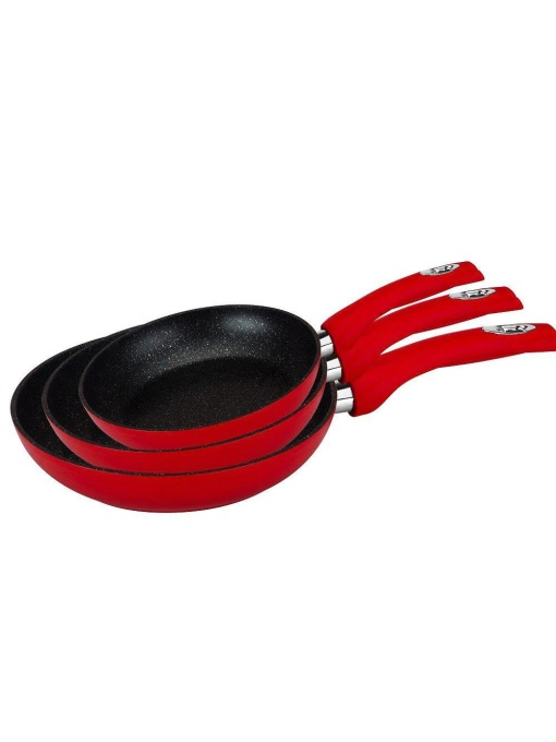 Set 3 tigai interior marmorat RED RL-FM3F RED
