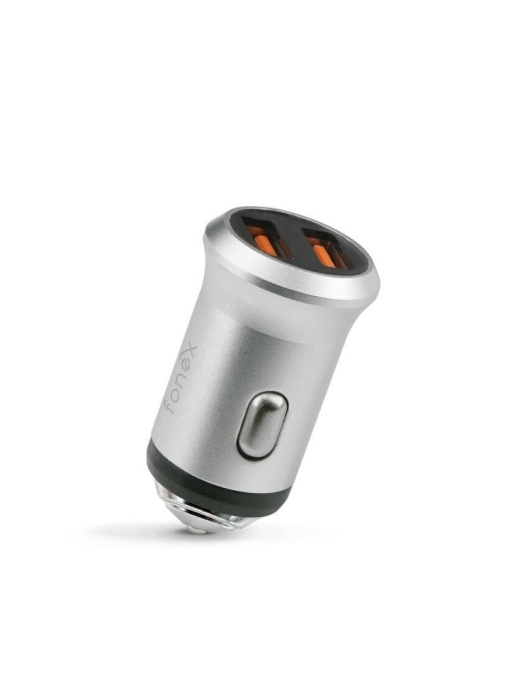 Incarcator auto cu doua porturi USB-A, 10W FONEX SC2MS