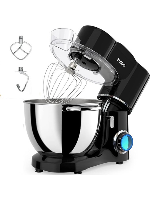 Robot de patiserie cu malaxor viteze 6 + puls ZURIO SM1550X bol 8.5L 1550w