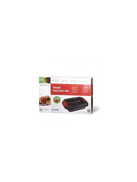 Set 3 tavi de copt Royalty Line, Granit 35 x 23 x 6,0, Negru RL-MM3 - Img 2