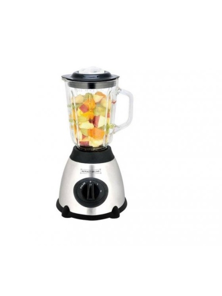 Blender cu rasnita Royalty Line SILVER 500 W 1.5 L 2 viteze Pulse zdrobire gheata alb - Img 2
