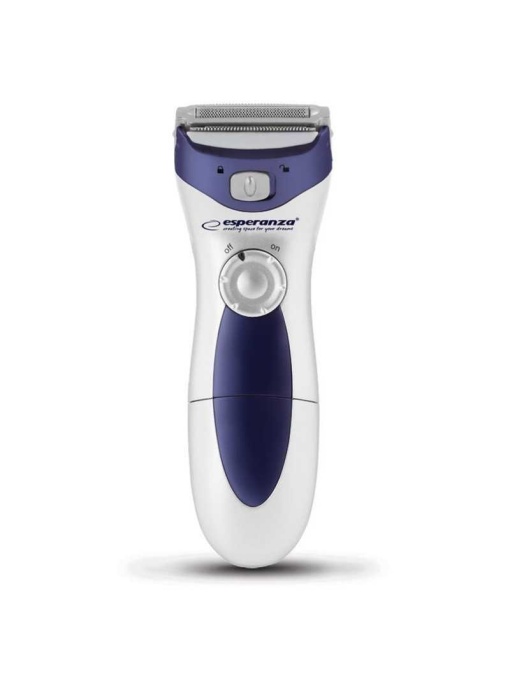 Epilator dama cu baterii, alb/albatru Aruba ESPERANZA