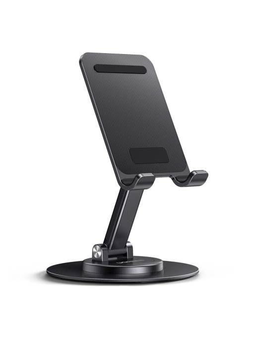 Suport pentru smartphone/tableta rotativ, pliabil, negru UGREEN