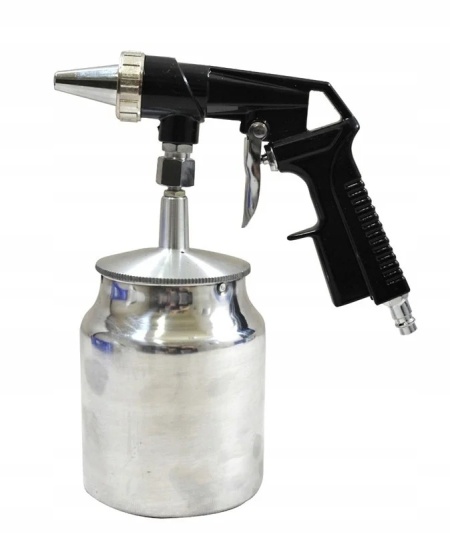 Pistol de sablat pneumatic cu rezervor nisip KraftDele KD10354 - Img 2
