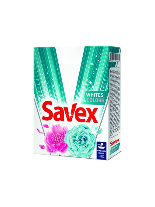 SAVEX Detergent Manual Tesaturi Albe si Colorate 400 g 205616