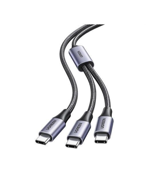 Cablu alimentare si date TypeC la 2xUSB Type-C,100W, 1.5m UGREEN