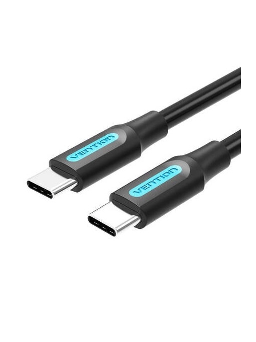 Cablu de date si alimentare TypeC la TypeC 60W,0.50m VENTION