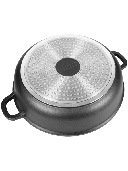 Cratiță Marmorată cu Capac Royalty Line 36cm 7L Aluminiu - Img 4