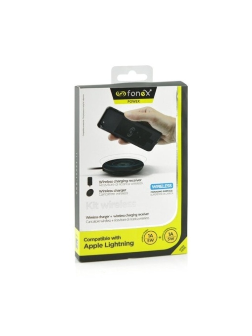 Kit incarcator si adaptor wireless pentru IPhone cu Lightning FONEX